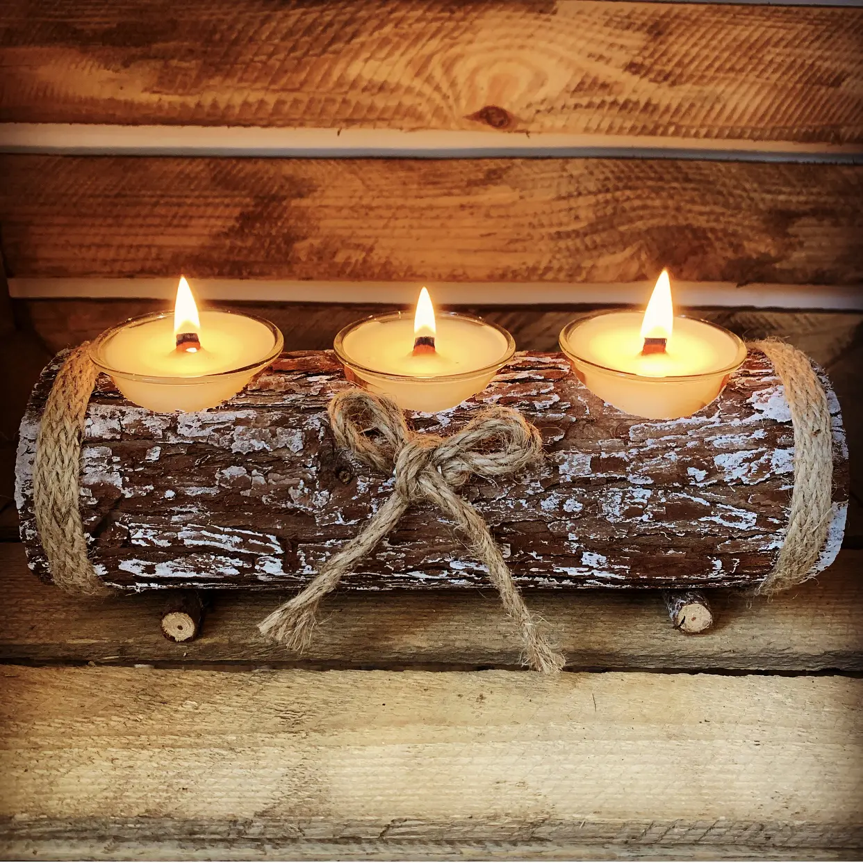 Christmas Spice Yule Log by Embers Candles, Hemel Hempstead, Herts