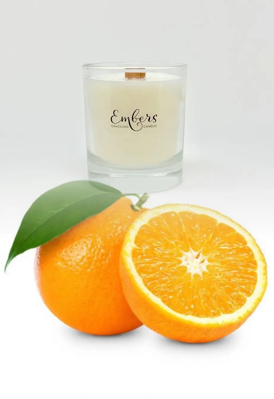 Orange Embers Crackling Candles